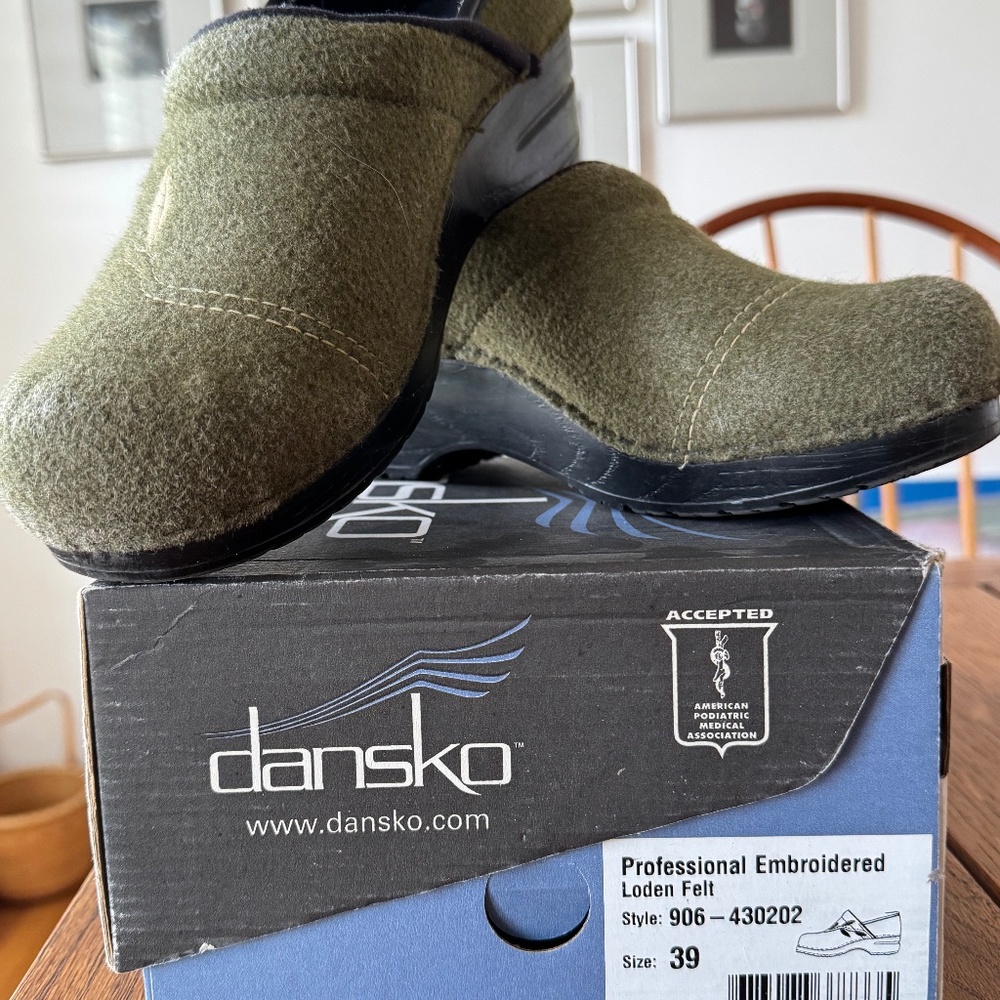 Dansko Professional Embroidered Felt Clogs